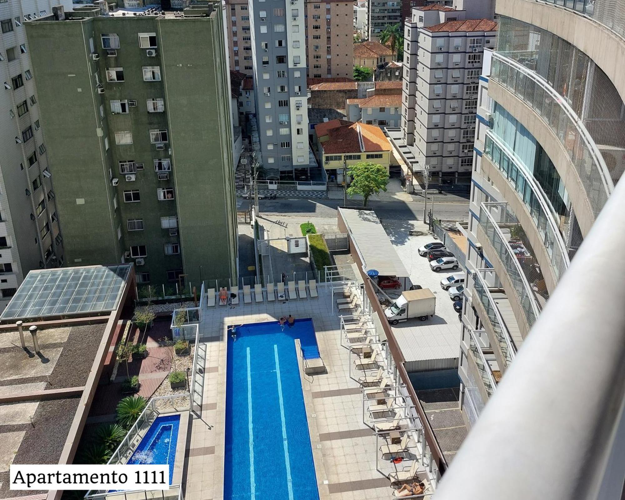 Book Santos - Condominio Unlimited - Apartamento Com Vista Mar E Apartamento Com Vista Piscina Exterior photo