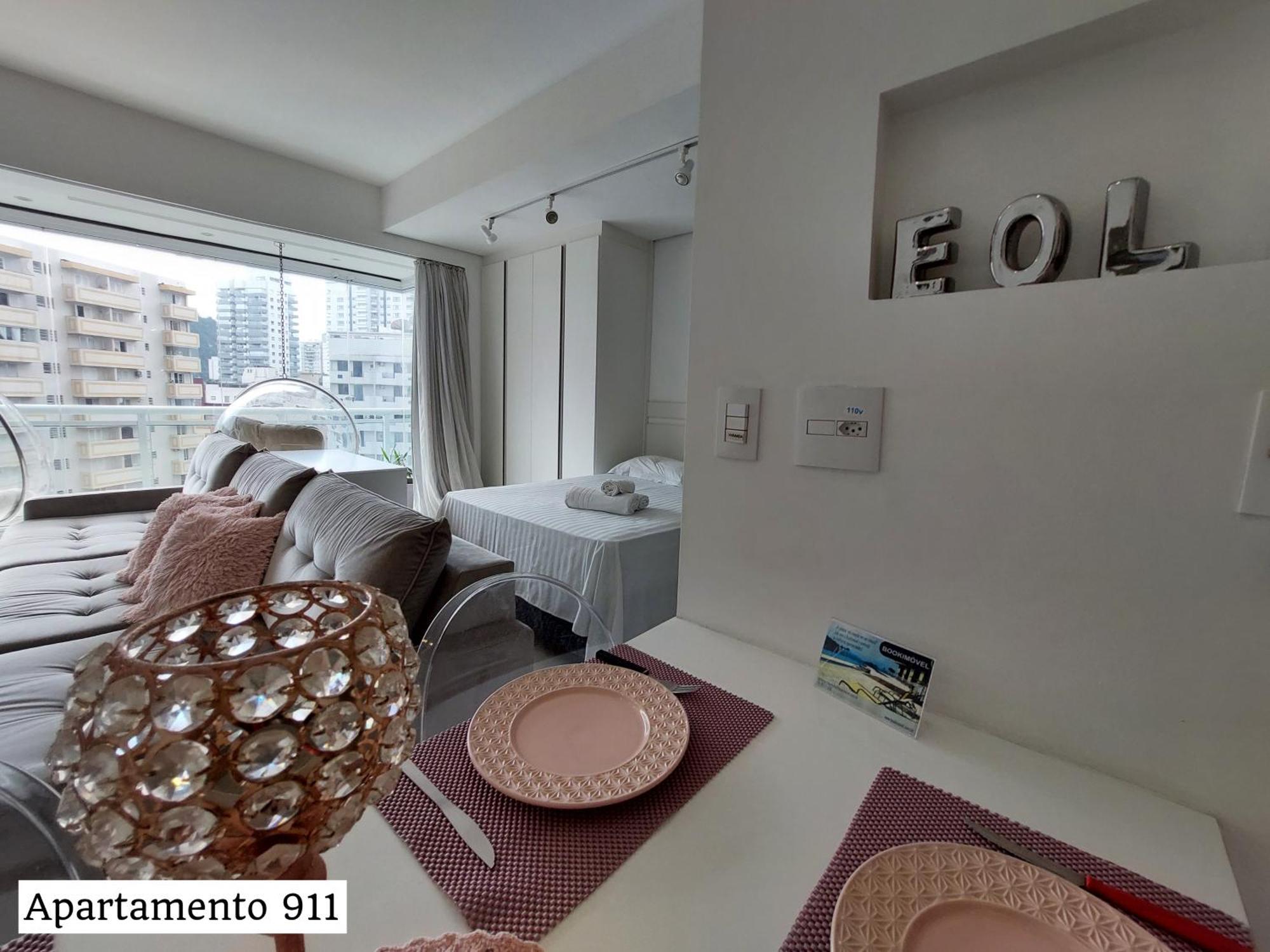 Book Santos - Condominio Unlimited - Apartamento Com Vista Mar E Apartamento Com Vista Piscina Exterior photo