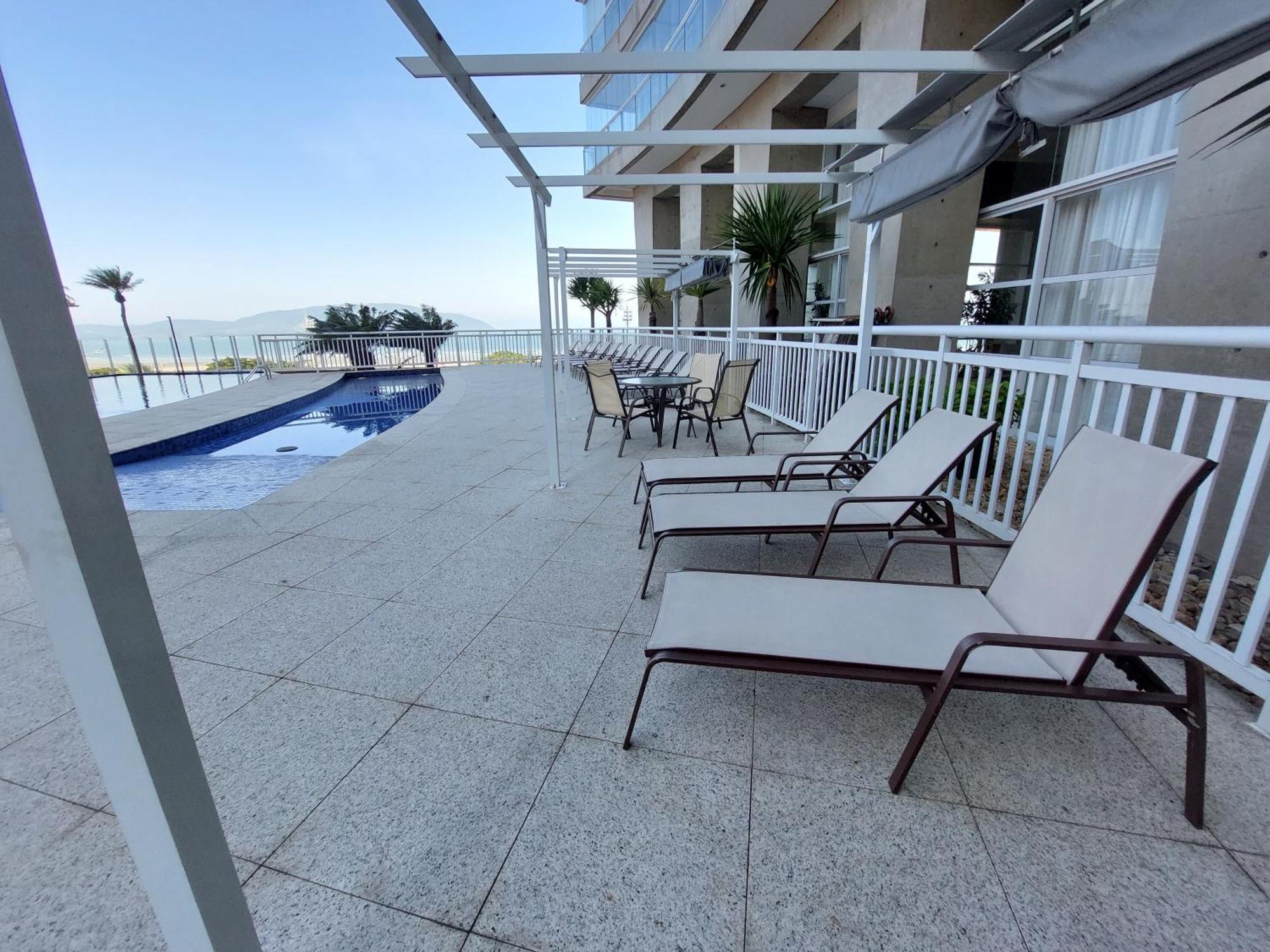 Book Santos - Condominio Unlimited - Apartamento Com Vista Mar E Apartamento Com Vista Piscina Exterior photo