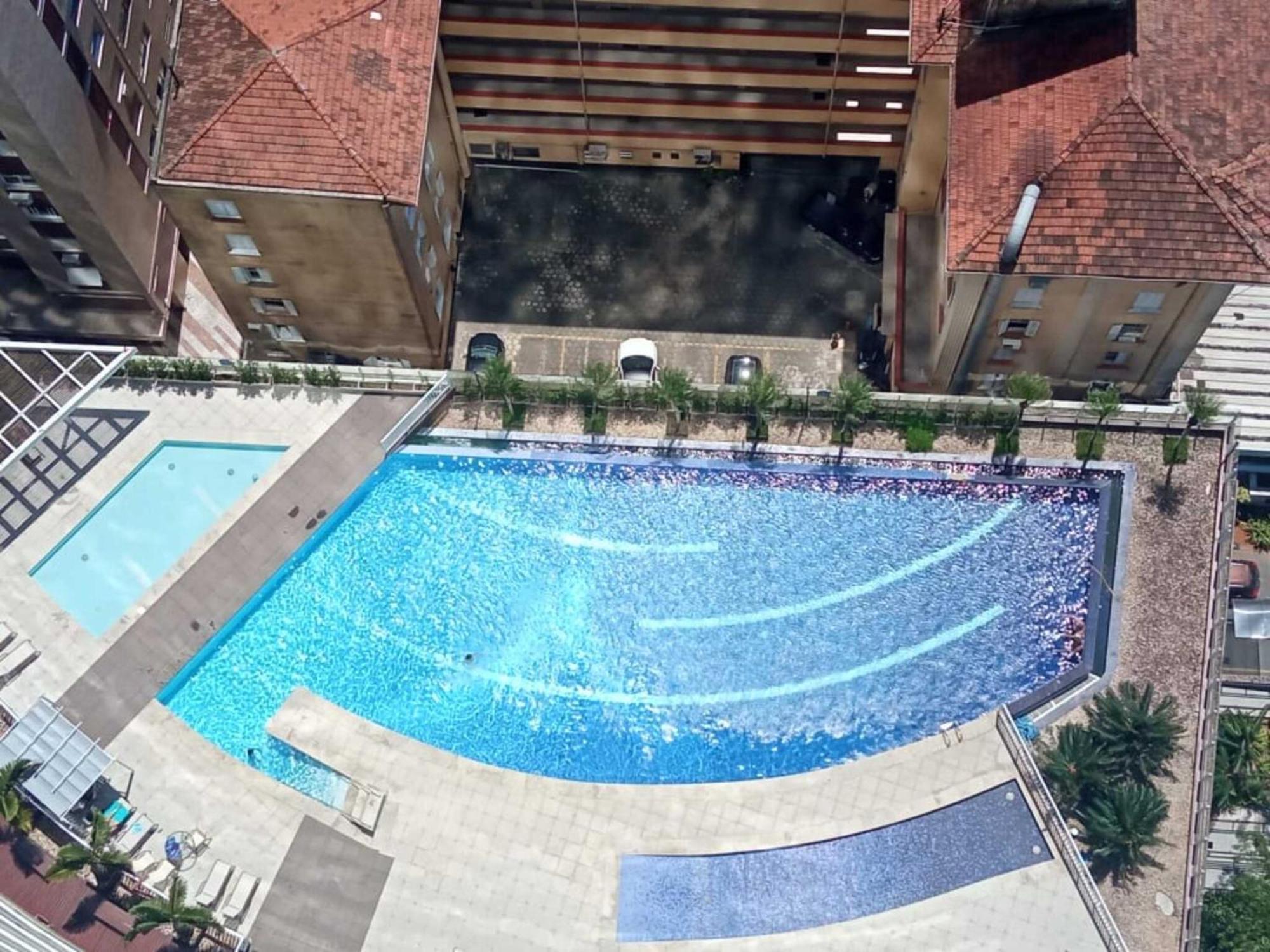 Book Santos - Condominio Unlimited - Apartamento Com Vista Mar E Apartamento Com Vista Piscina Exterior photo